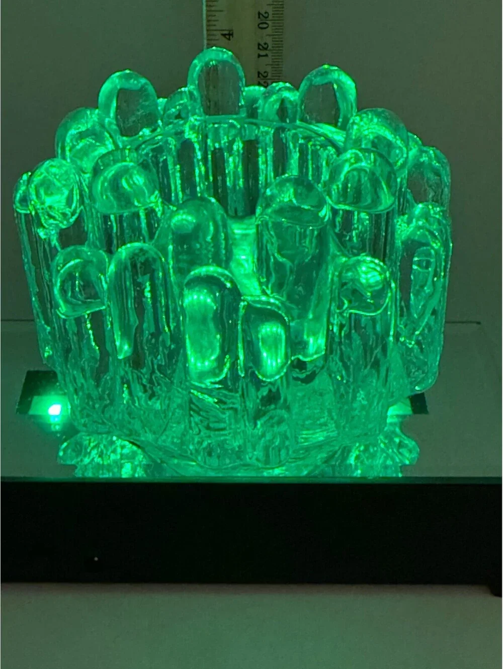 Kosta Sweden Art Glass Candle Holder Votive Scandinavian Handmade Crystal